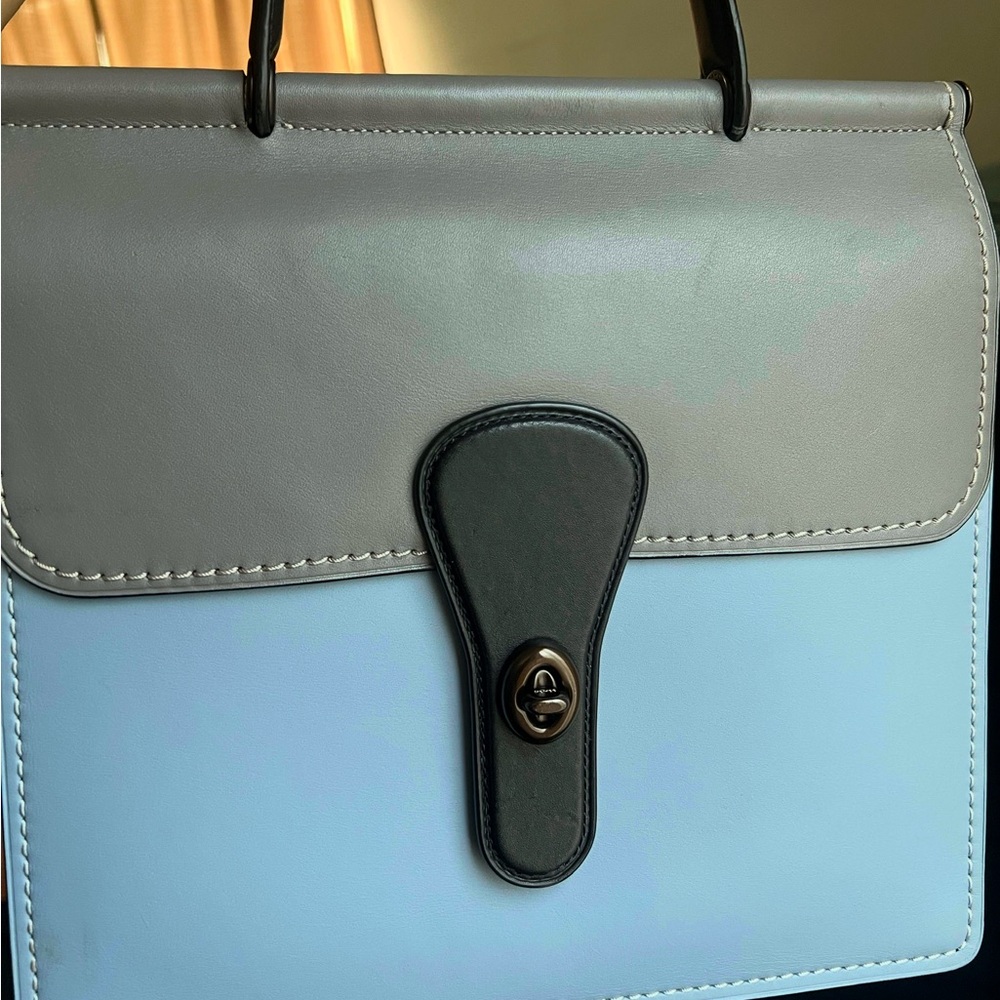 Coach 1941 Willis Top Handle In Color-Block - image 8